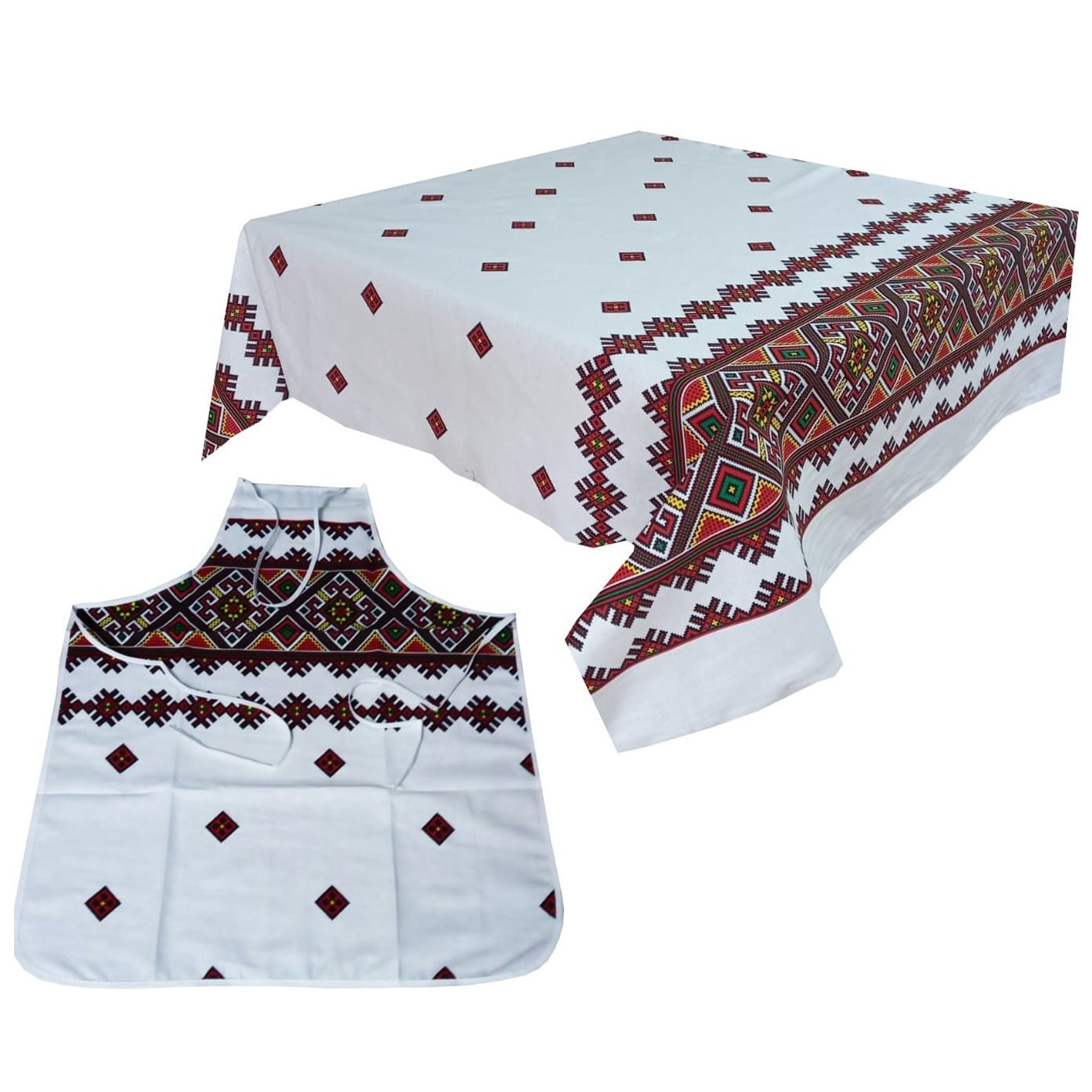 Set 1 fata de masa si 1 sort MCF traditional Banat