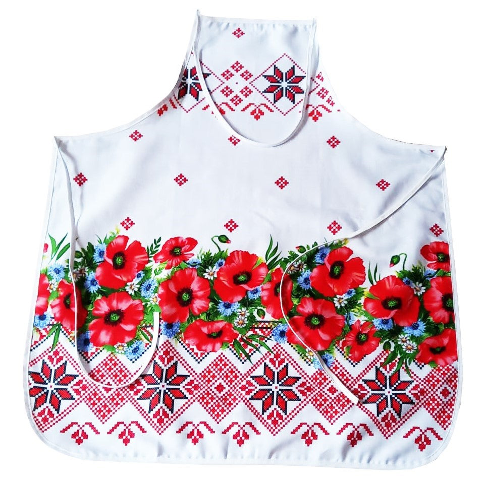 Kitchen apron for cooking MCF traditional Oltenia unique gift for mothers wives friends