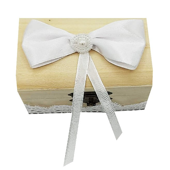 Chest box for the first strand MCF handmade polka dots - BabyBlue, 10x5x5 cm