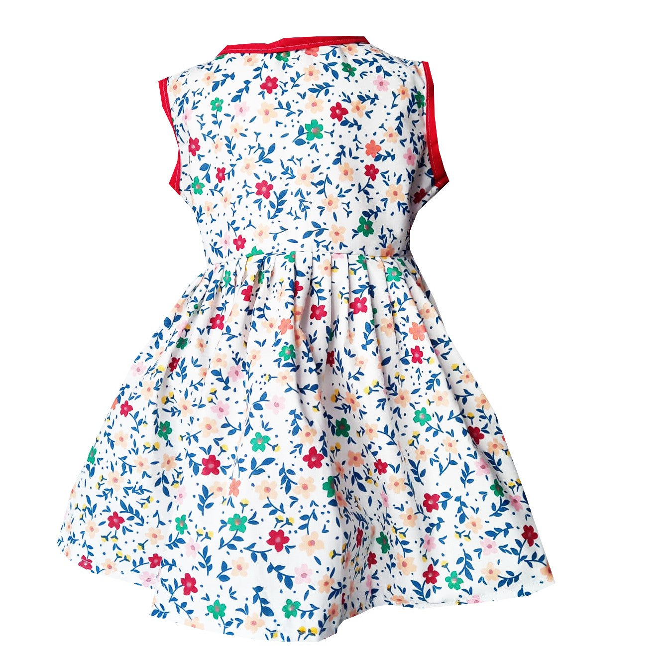 MCF "Flower Seeker" multi-colored summer dress made of cotton