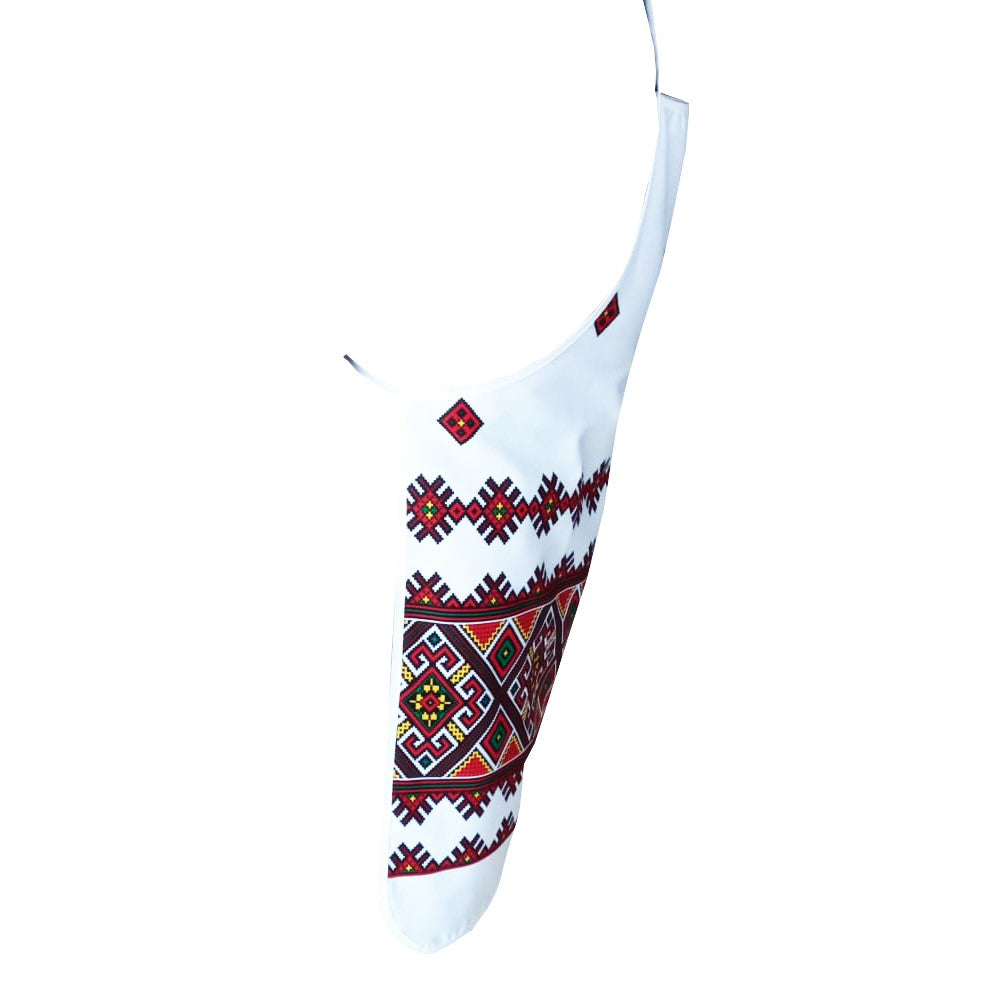 Kitchen apron for cooking MCF traditional Oltenia unique gift for mothers wives friends
