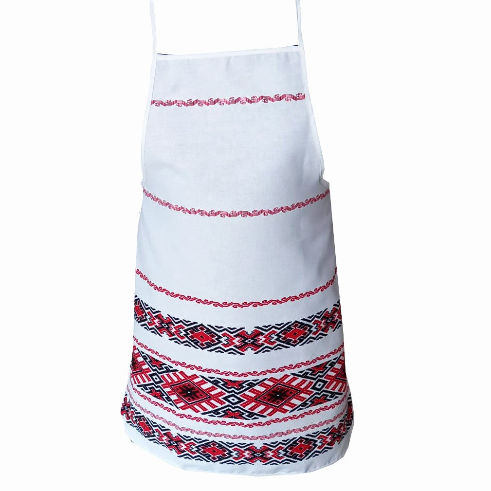 Kitchen apron for cooking MCF traditional Oltenia unique gift for mothers wives friends
