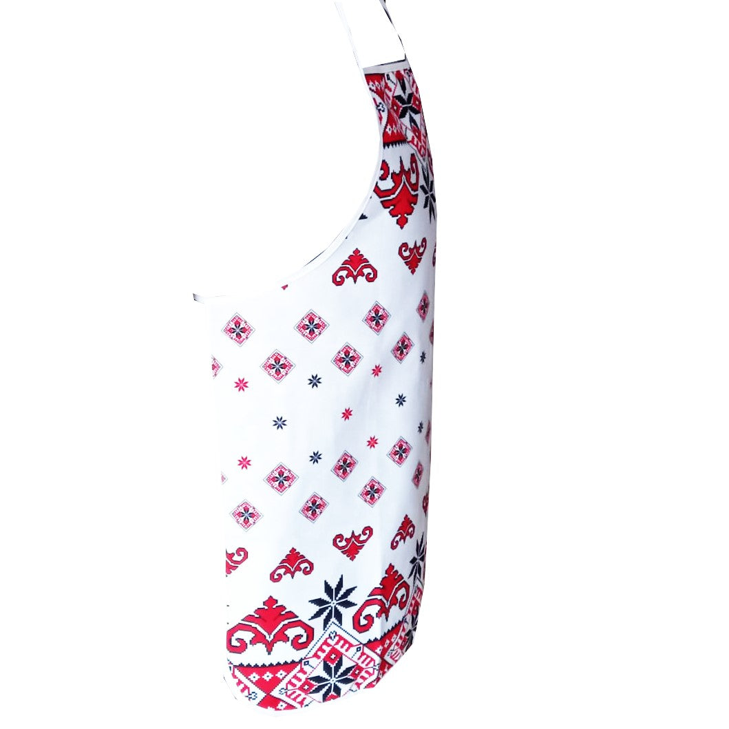 Kitchen apron for cooking MCF traditional Oltenia unique gift for mothers wives friends