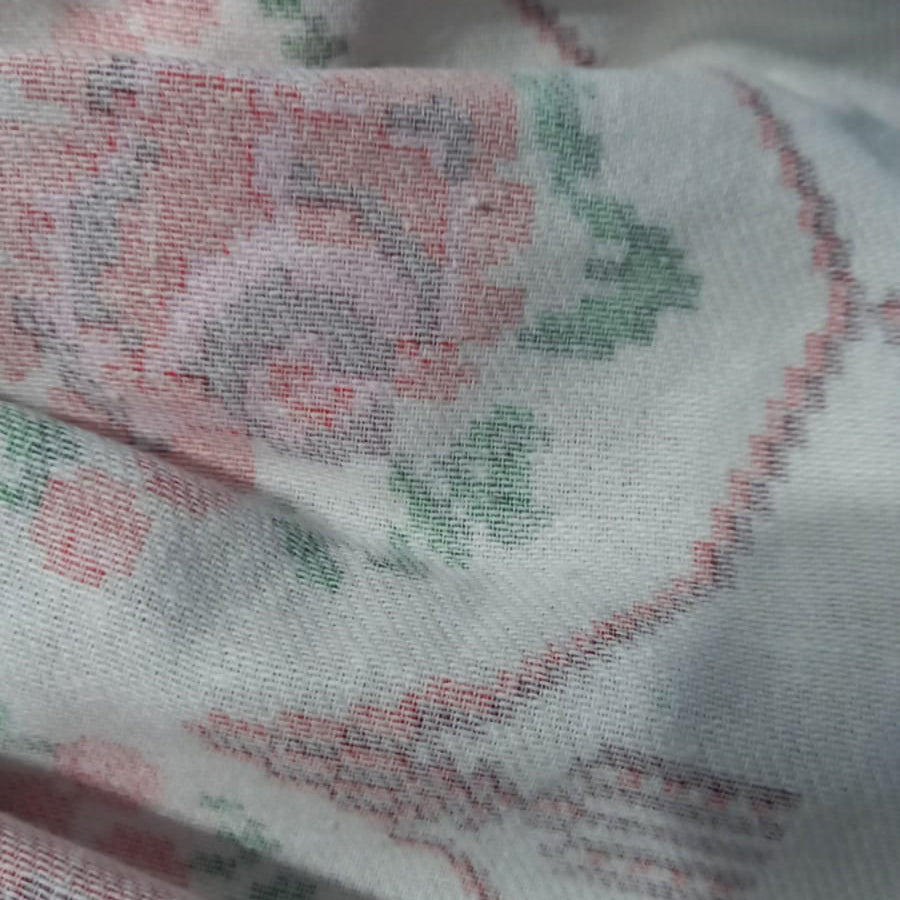 Rochie din bumbac multicolora de vara imprimeu traditional din Moldova MCF