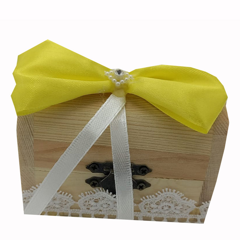Chest box for the first strand MCF handmade polka dots - BabyBlue, 10x5x5 cm