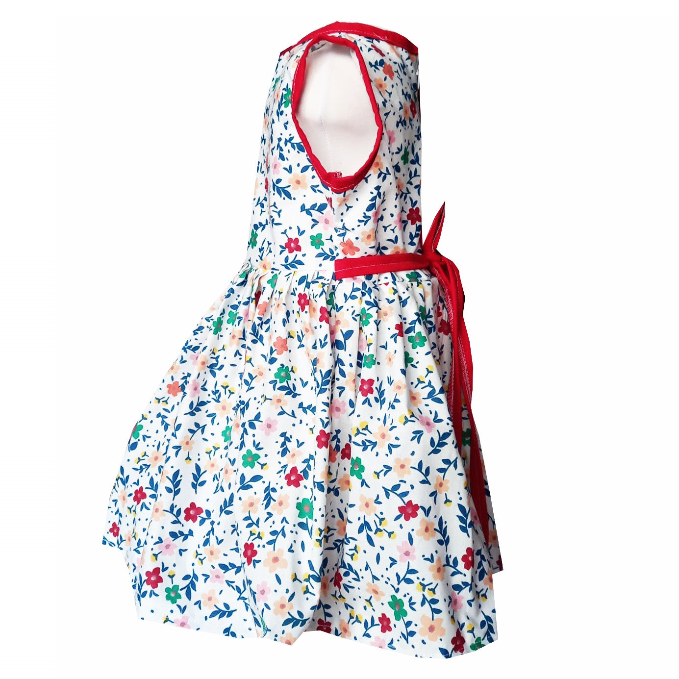 MCF "Flower Seeker" multi-colored summer dress made of cotton