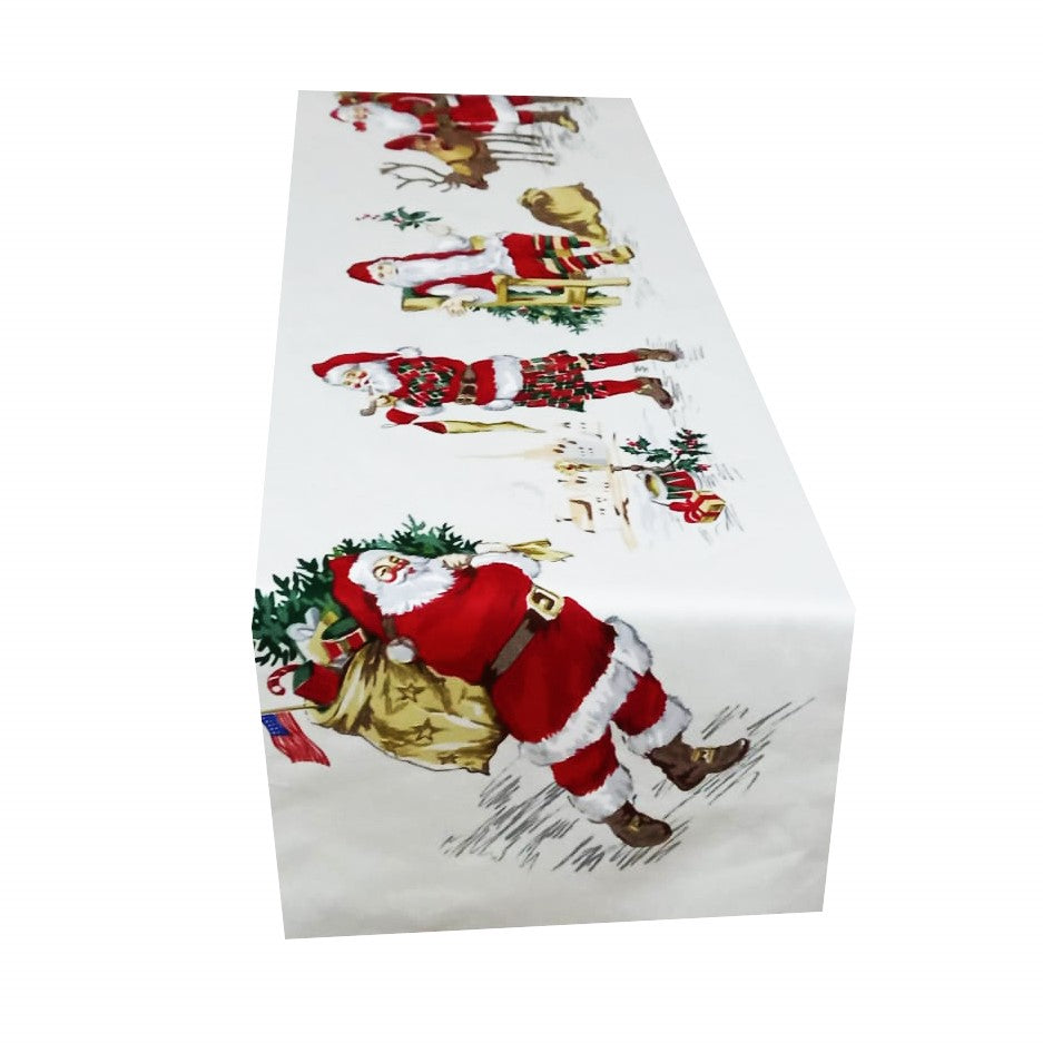 Napron decorativ Moș Crăciun și Renul