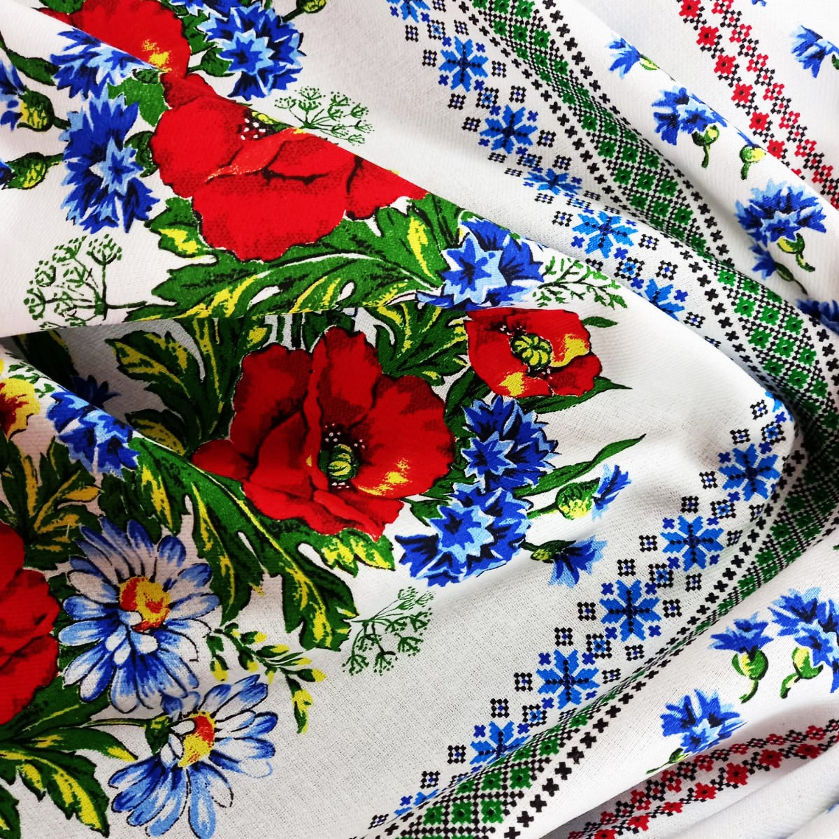 Set 8 piese perdea fata de masa si 6 servete MCF Traditional Crisana