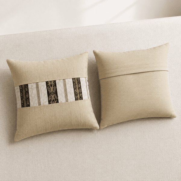 Set unicat 2 fețe de pernă decorative 40 × 40 cm – inserție jacard