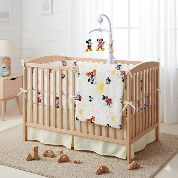 Lenjerie de pat pentru bebeluși, set 3 piese, saltea 60x120 cm - MCF România