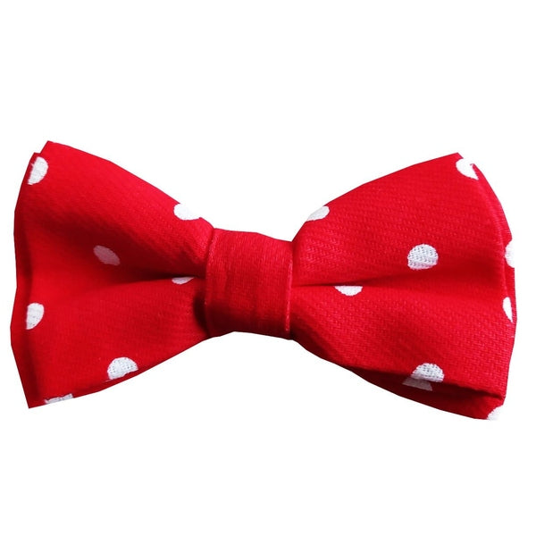 Papion pentru copii – roșu cu buline - MCF România
