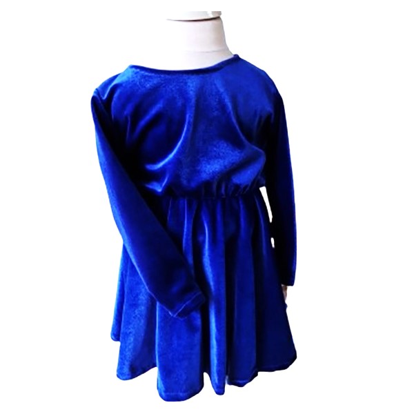 Velvet Princess Dress Emerald green velvet 5-6 years