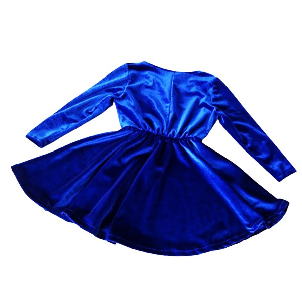 Velvet Princess Dress Emerald green velvet 5-6 years
