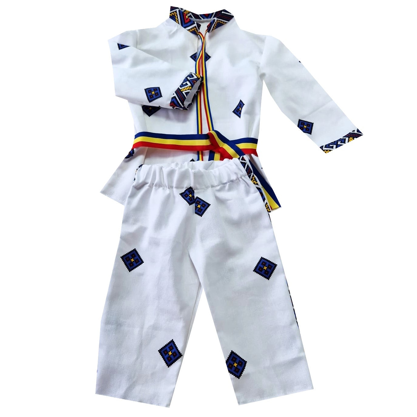 Traditional Transylvanian costume set 1-2 years