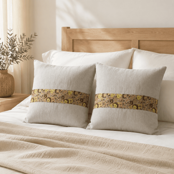 Set unicat 2 fețe de pernă decorative 40 × 40 cm – inserție jacard (Copie)