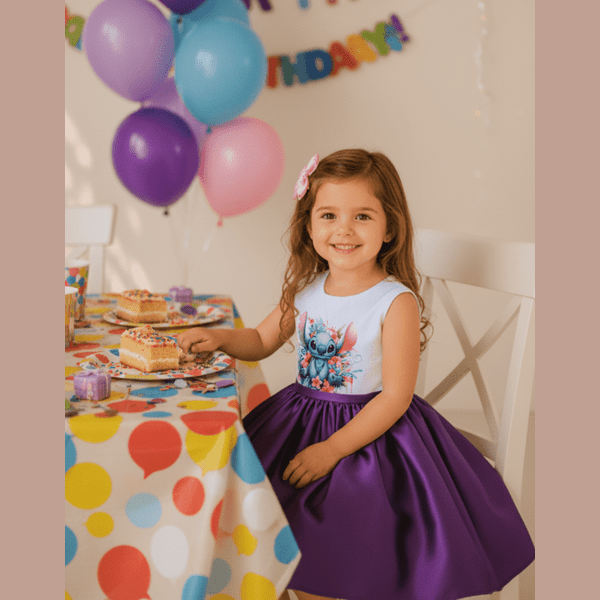 Rochie Stitch Mov - Petrecere