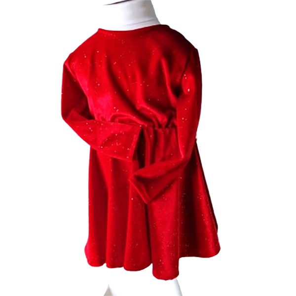 Velvet Princess Dress Emerald green velvet 5-6 years