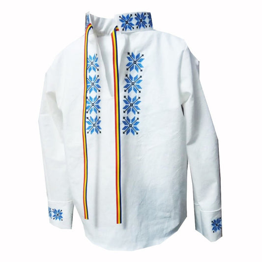 Camasa traditionala MCF  Dobrogea multicolora brodata