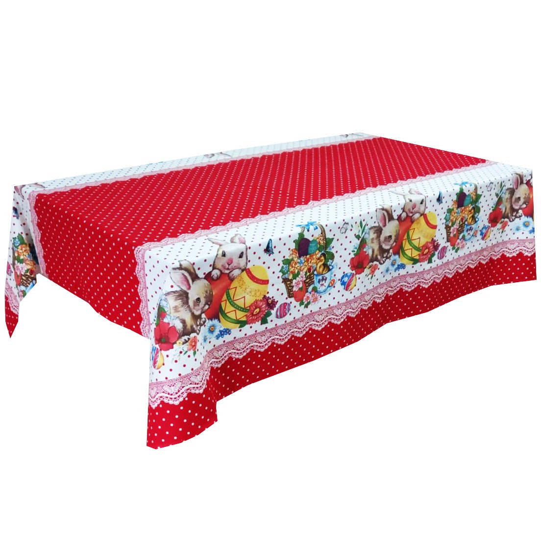 Easter Bunny Cotton Tablecloth MCF