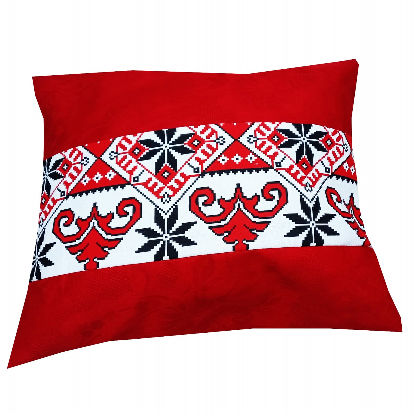 Set 2 fețe de pernă tradiționale Ardeal – MCF, model popular românesc, material textil de calitate