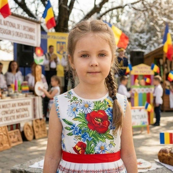 Rochie tradițională pentru fete Crișana
