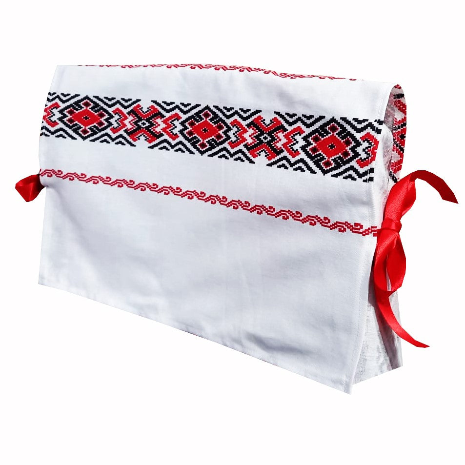 Huse pentru scaun – model tradițional Oltenia, MCF, material textil de calitate