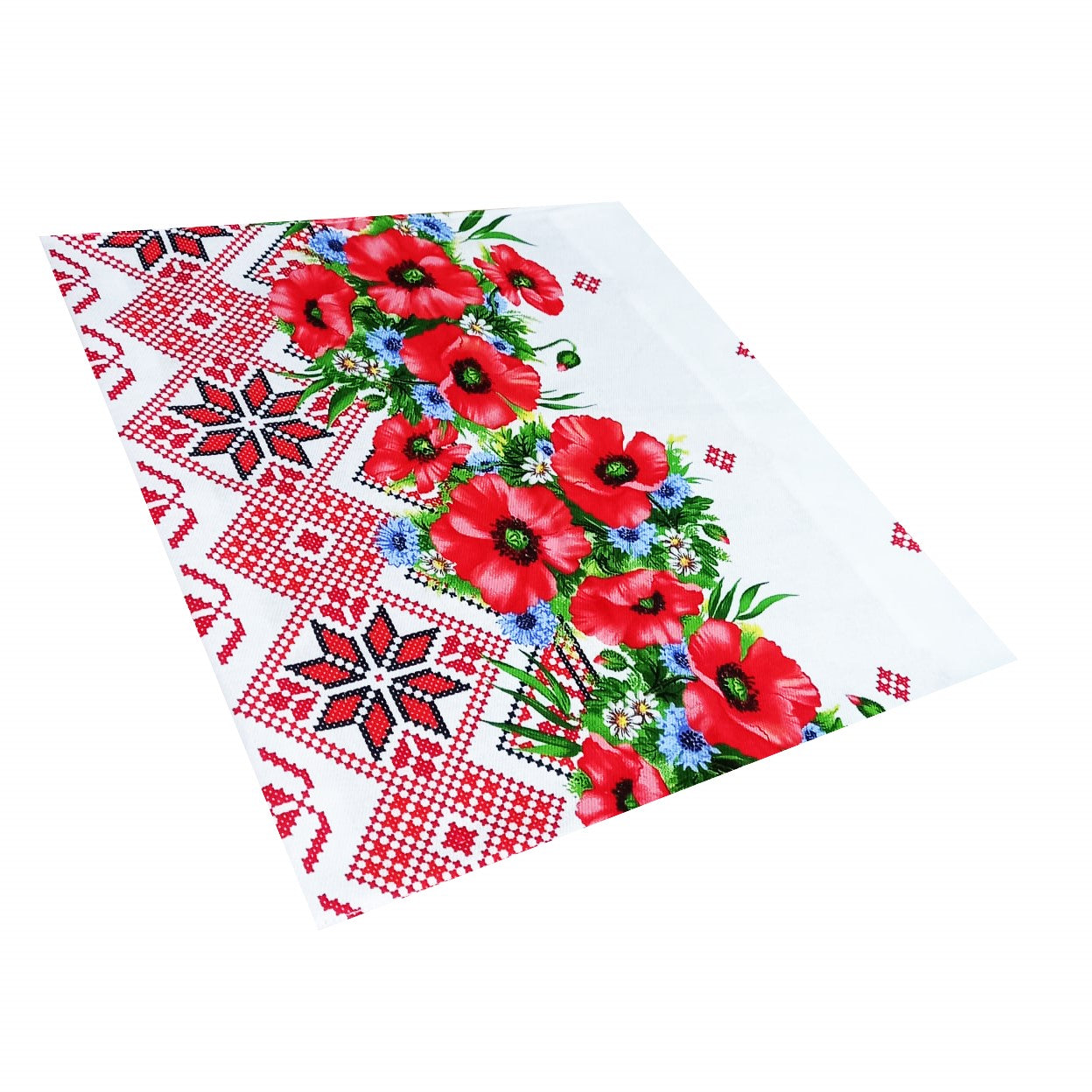 Șervet decorativ tradițional Oaș – bumbac 100%, model popular românesc – MCF