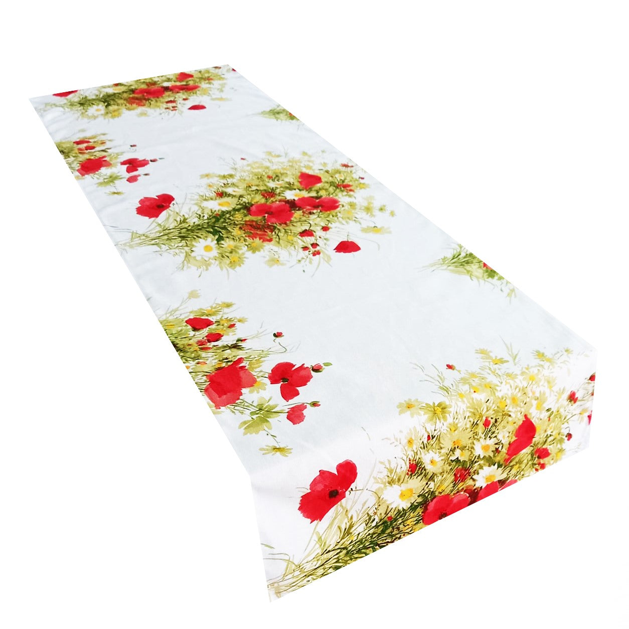 Napron decorativ cu flori de câmp – material textil de calitate, MCF