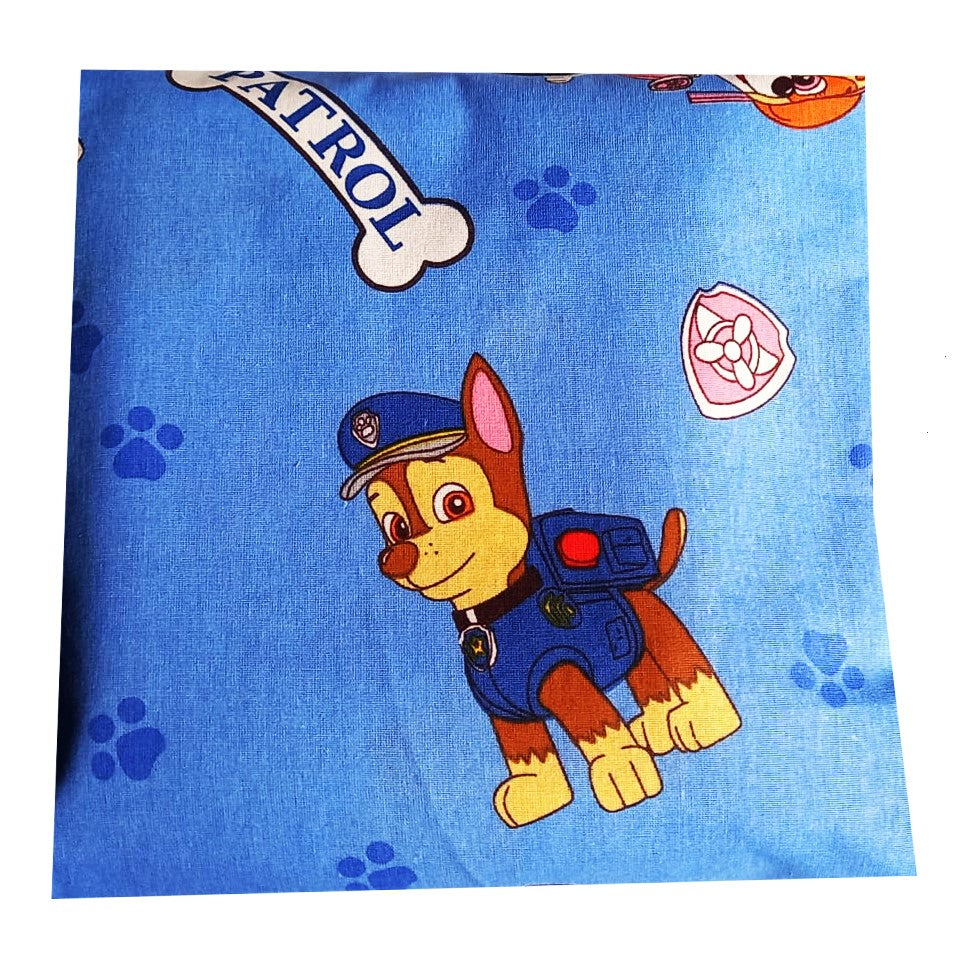 Lenjerie pat 3 piese MCF patrula catelusilor multicolor