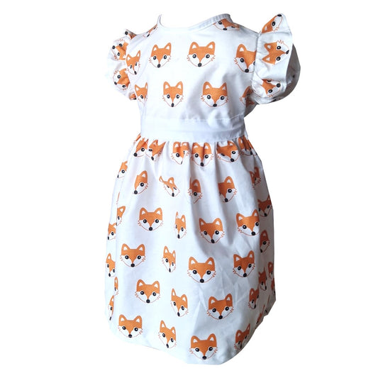 Rochie fetiță cu vulpiță drăguță