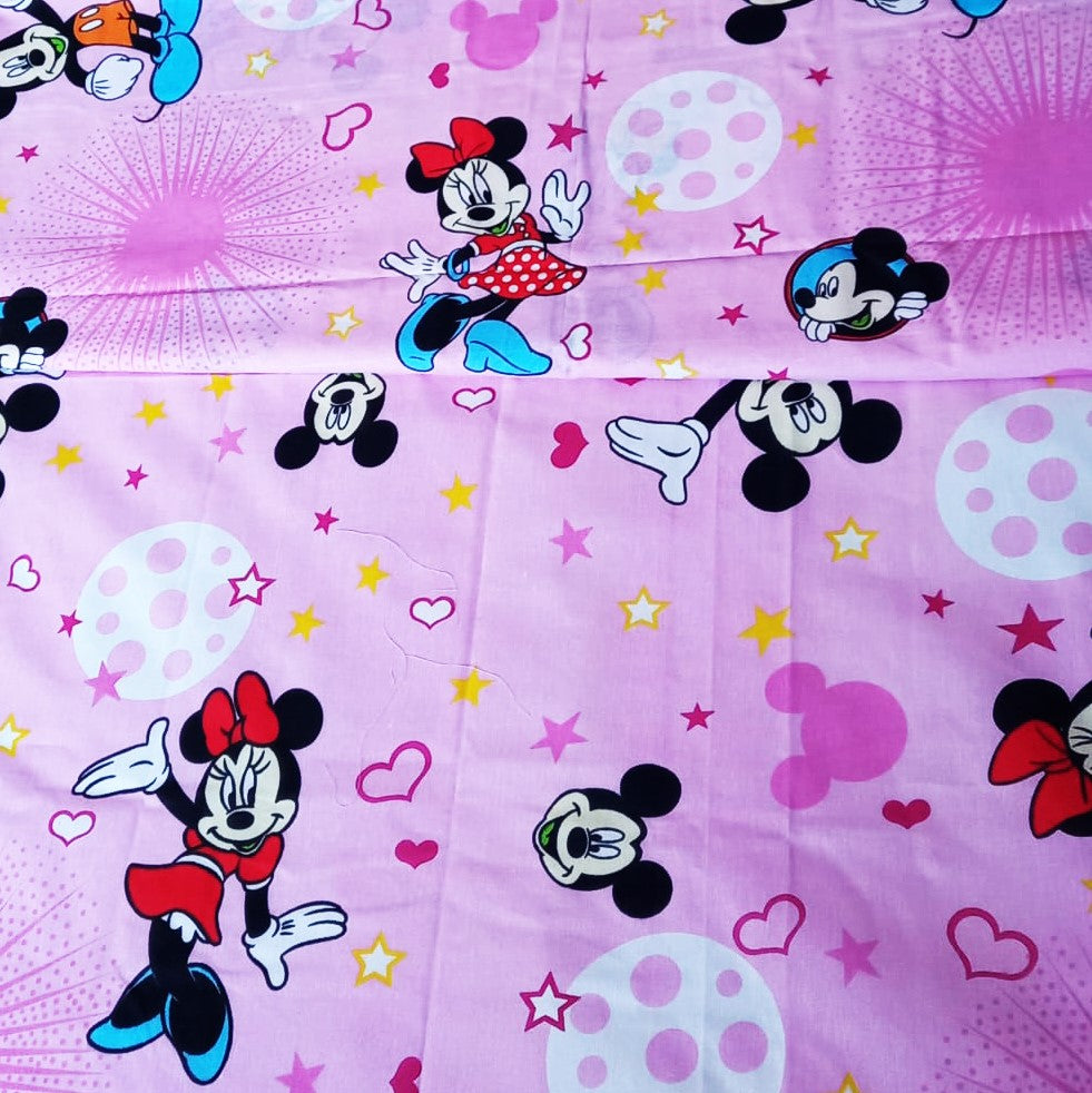 Lenjerie pat  MCF Mickey si Minnie mouse, bumbac