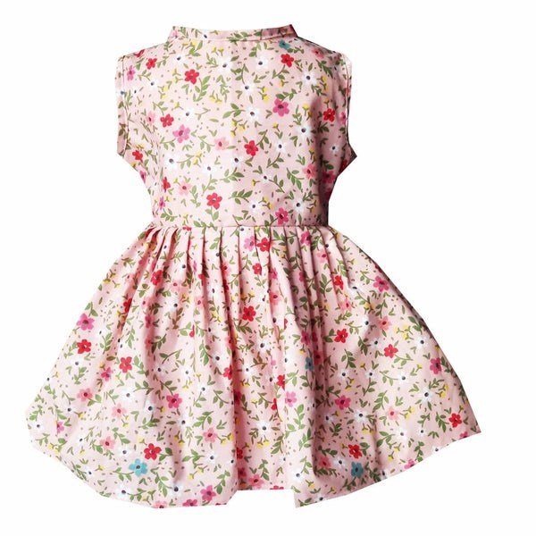 Rochie fete MCF -multicolora de vara -bumbac Flori magice