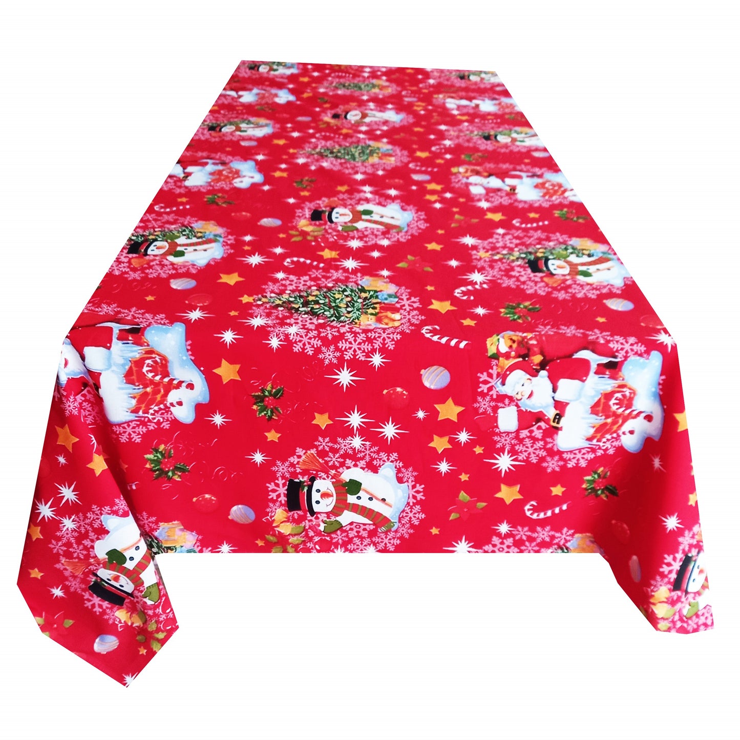 Față de masă „Om de Zăpadă” – Crăciun MCF, material textil de calitate