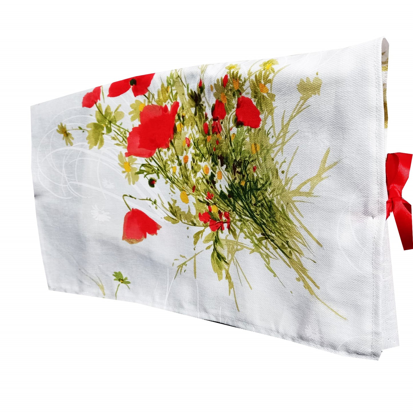 Huse pentru scaun – model Flori de Câmp, MCF, material textil de calitate