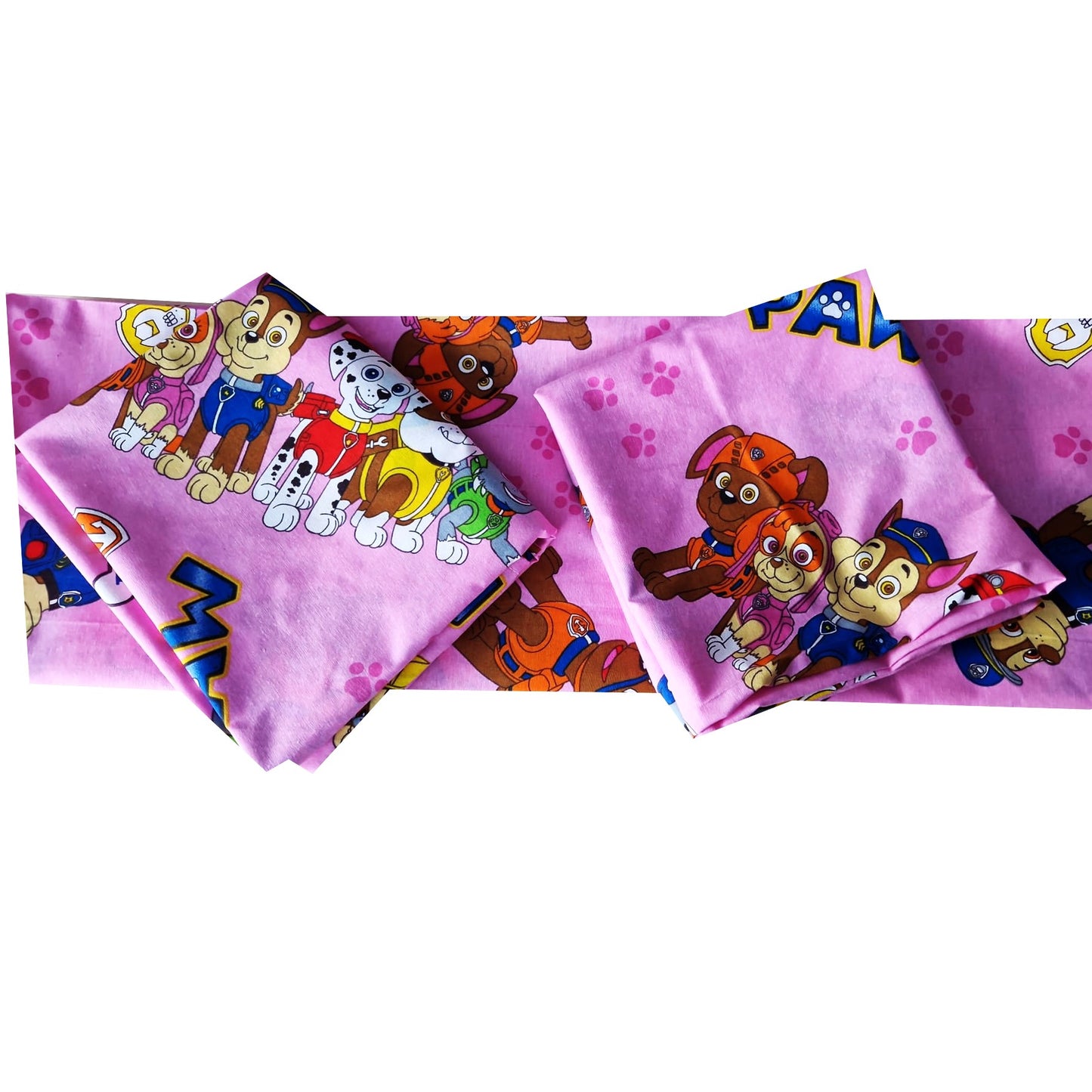 Lenjerie pat 3 piese MCF patrula catelusilor multicolor