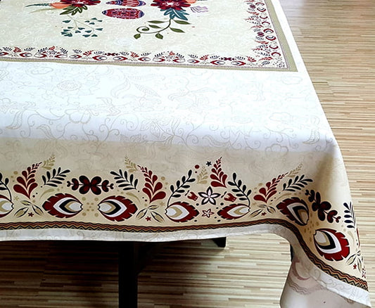 Fata de masa din bumbac model traditional romanesc 6 persoane 150 x 180 MCF