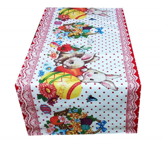 Napron decorativ Pasti Iepurasi bumbac 100% MCF