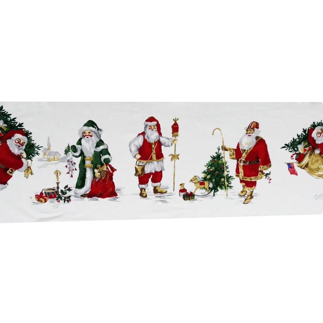 Napron decorativ Moș Crăciun și Renul