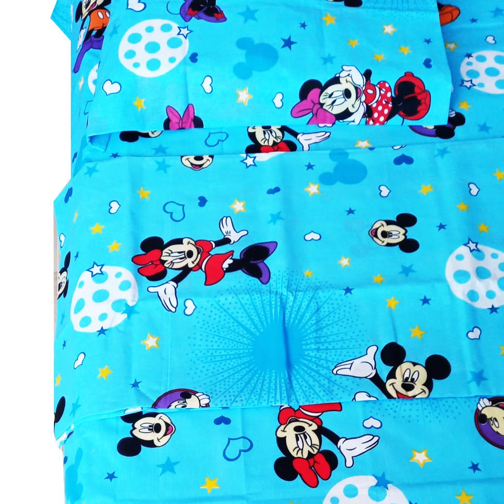 Lenjerie pat  MCF Mickey si Minnie mouse, bumbac