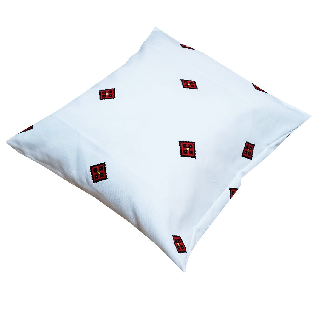 Set 2 fețe de pernă – bumbac, model tradițional Banat, MCF