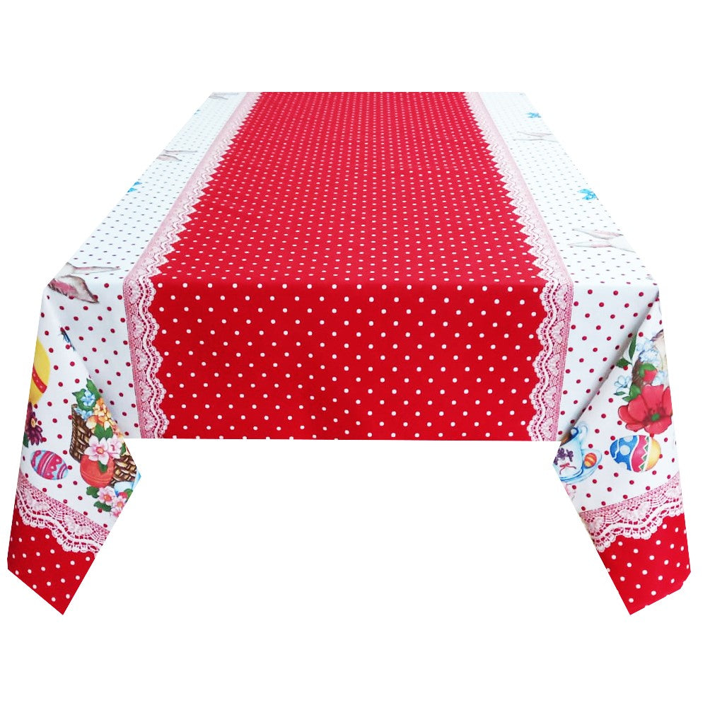 Easter Bunny Cotton Tablecloth MCF