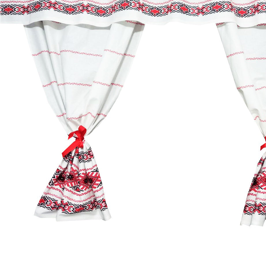 Set 8 piese perdea fata de masa si 6 servete MCF Traditional Oltenia