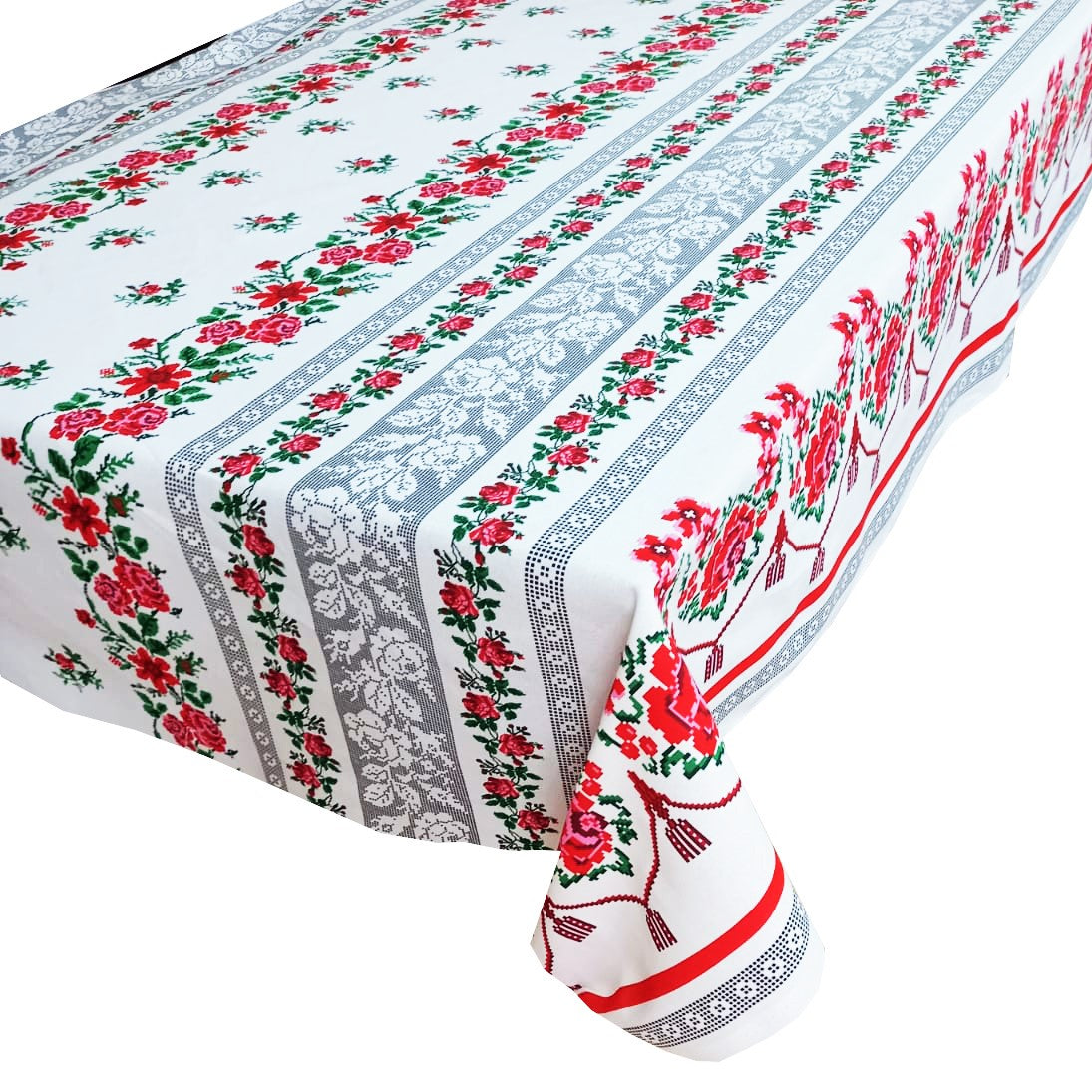 Set 8 piese perdea fata de masa si 6 servete MCF Traditional Moldova