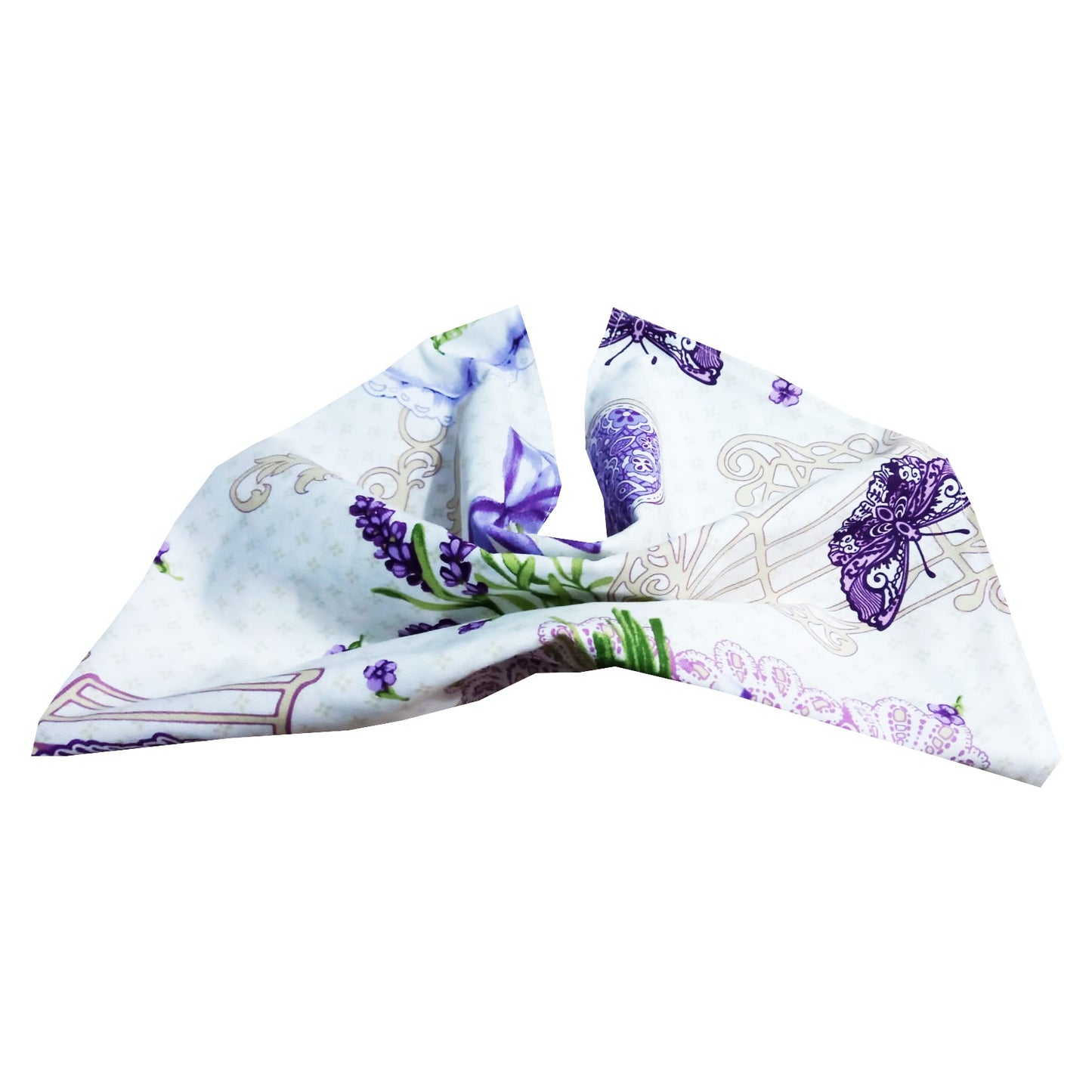 Șervet decorativ cu flori de lavandă – MCF  material textil de calitate