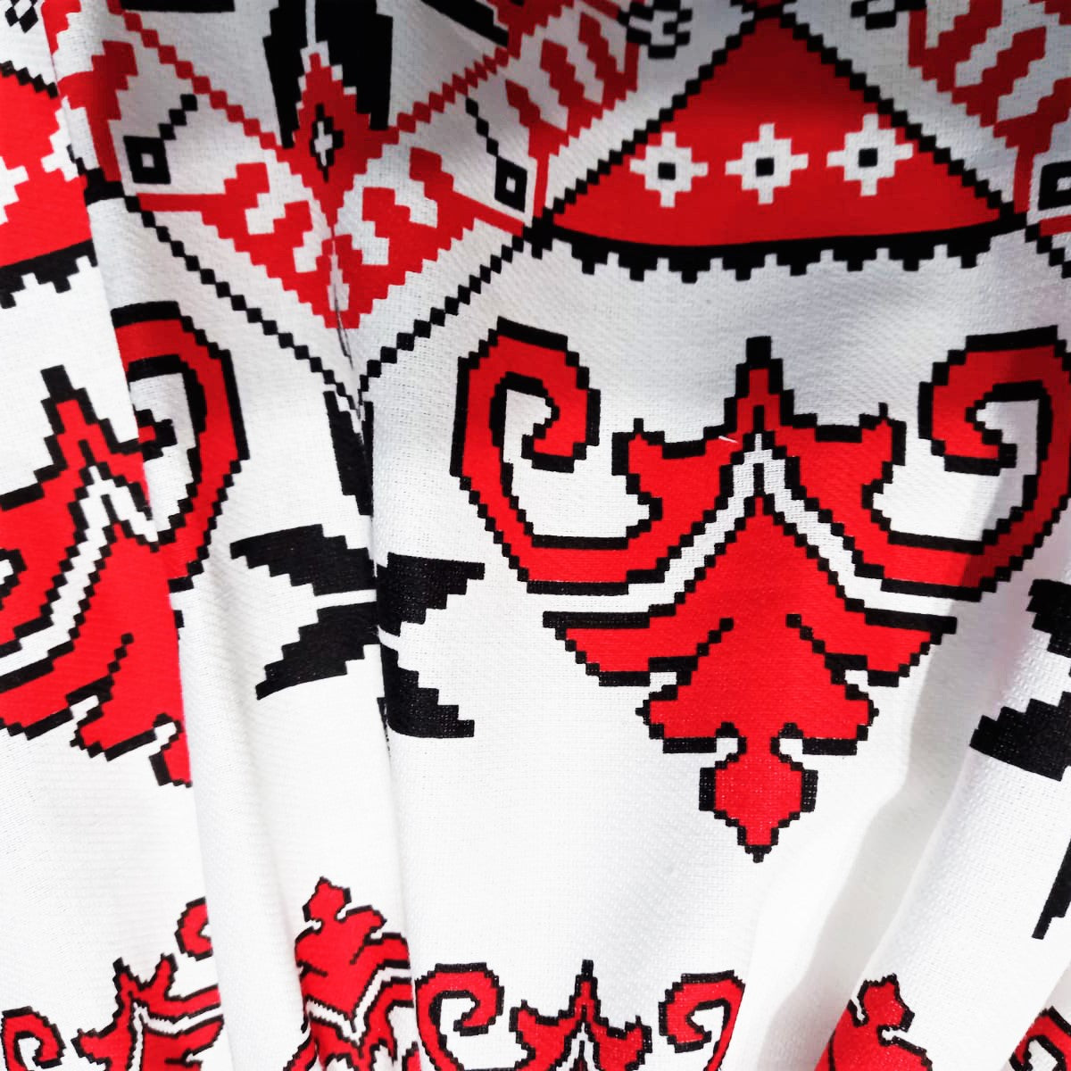 Rochie de vară din bumbac – imprimeu tradițional Ardeal, multicoloră, MCF