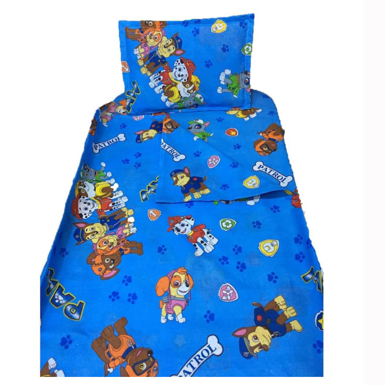 Lenjerie de pat pentru copii „Patrula Căţelușilor” – MCF, material textil de calitate