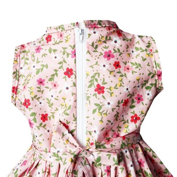 Rochie fete MCF -multicolora de vara -bumbac Flori magice