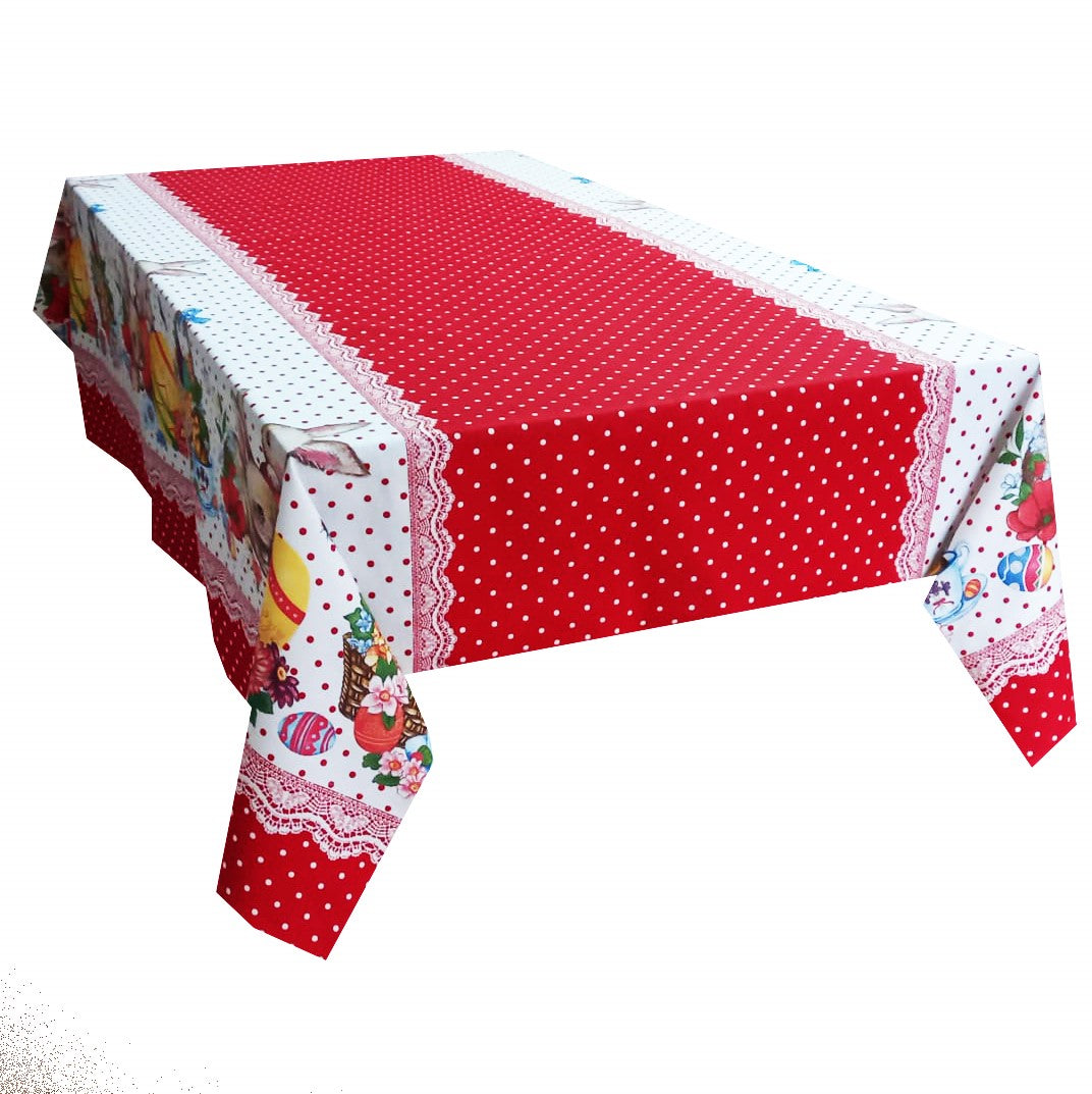 Easter Bunny Cotton Tablecloth MCF