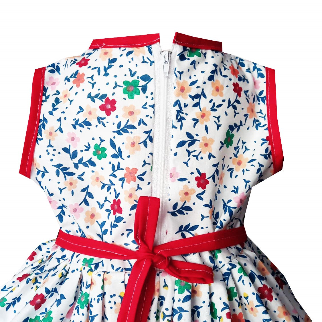 MCF "Flower Seeker" multi-colored summer dress made of cotton