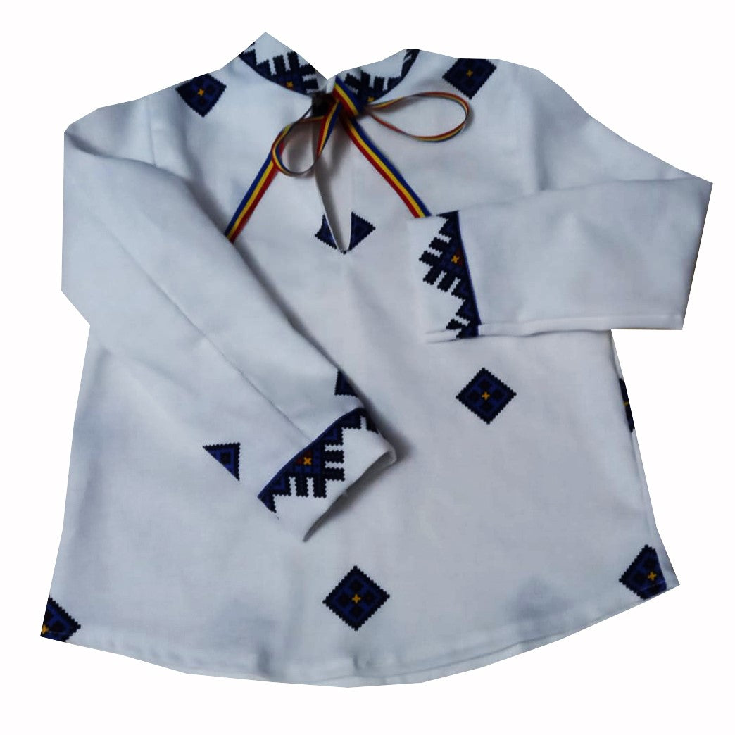 Boys' shirt MCF Maramures 13-14 years old traditional print